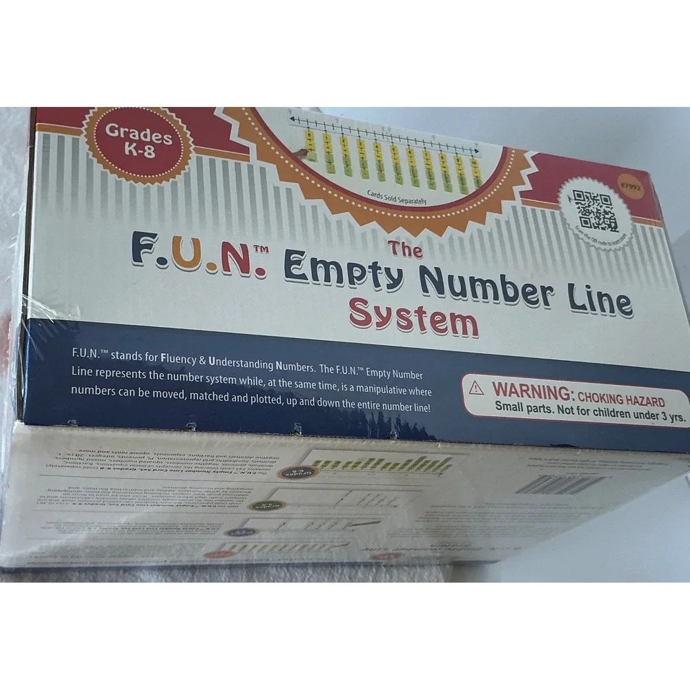 Learning Advantage F.U.N. Empty Number Line System Math Manipulative Grades‎ K-8